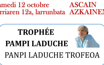 Rendez-vous au fronton d’Ascain pour le Trophée Pampi Laduche