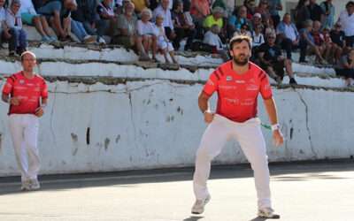 Azcona-Jaureguy remportent le tournoi Esku Pilota au fronton de Sare